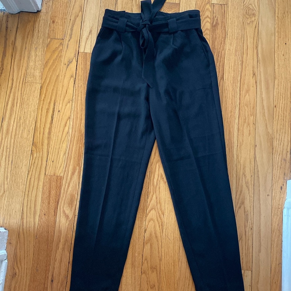 Express Black Tie-Waist Pants